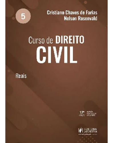 Curso De Direito Civil, De Rosenvald, Nelson. Editora Juspodivm Em Português, 2021