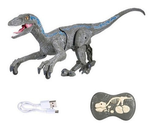 Juguete De Control Remoto Dinosaurio Juguete Grande Plata