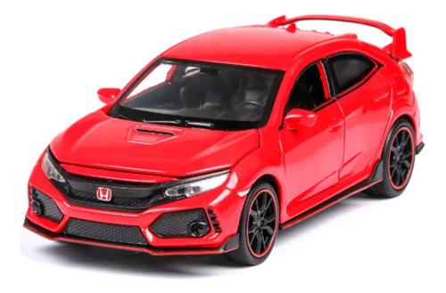 Fantástica Miniatura Honda Civic Type R 1:32 Única