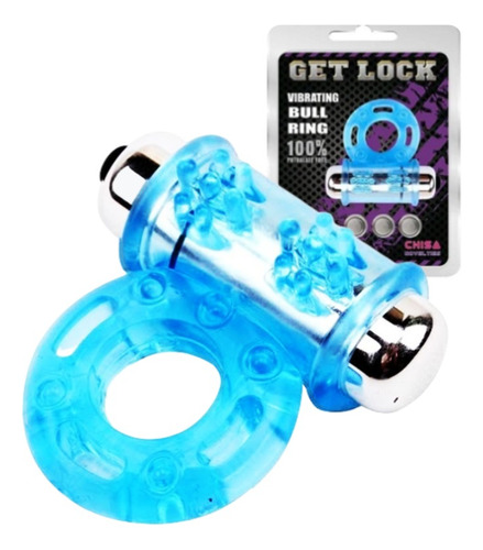 Anillo Vibrador Get Lock Con Saliente Masajeador 