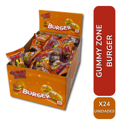 Gomitas Gummy Zone Burger X24uni