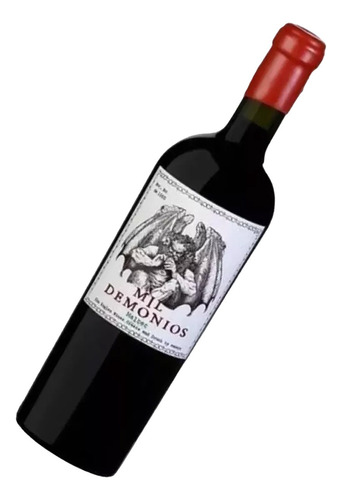 Vino Tinto Mil Demonios Malbec Sin Reglas Botella X750cc