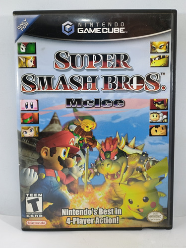 Super Smash Bros Melee Jogo Nintendo Game Cube Completo (Usado)