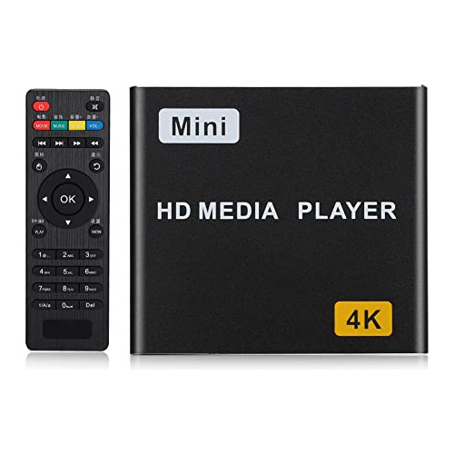 Reproductor De Medios Hdmi, 4k 1080p Full Hd Reproducto...