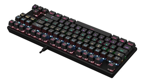 Teclado Philips Gaming Momentum Spk8901bqmc Mecanico Color del teclado Negro Idioma Español