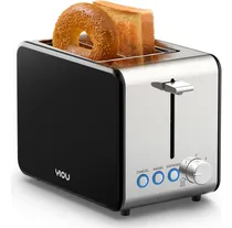 Comprar Yiou Tostadora 2 Rebanadas De Acero Inoxidable Tostadora De 