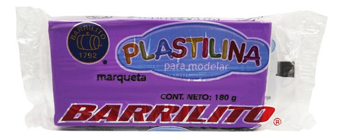 Plastilina En Barra Barrilito Marqueta Vt180 180 Gr Violeta