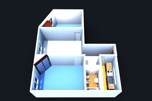 Imagen 21 de 21 de Departamento 3 Amb. Almagro Terraza Comun Parrilla