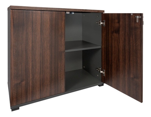Imagen 3 de 4 de Gabinete Oficina Bajo Con Puertas 80x40x75
