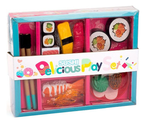 Miniset De Sushi Begetto, Cubertería, Juguetes Para Comida Y