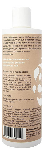 Purezero Set ChampĂș Y Acondicionador Leche De Coco 20 Oz
