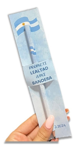 Lápices Souvenir Promesa A La Bandera X50