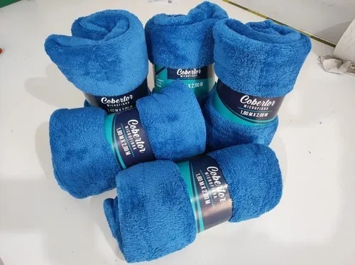 Cobertor Mantinha Microfibra Casal Manta Macia Diversas Cores Lisa Sortida