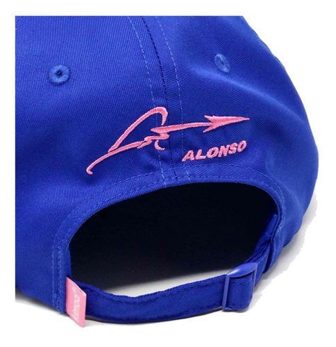 Imagen 8 de 8 de Gorra Fernando Alonso Kimoa Alpine F1 Auténtica Línea 2022