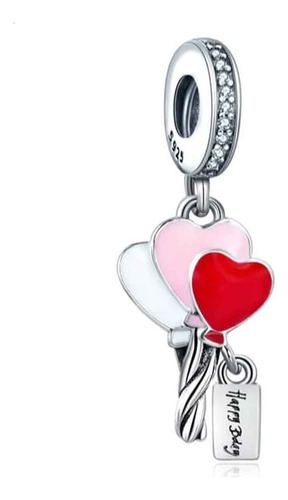 Dije Charm Pandora I Love You Plata S925 Te Amo Circonita