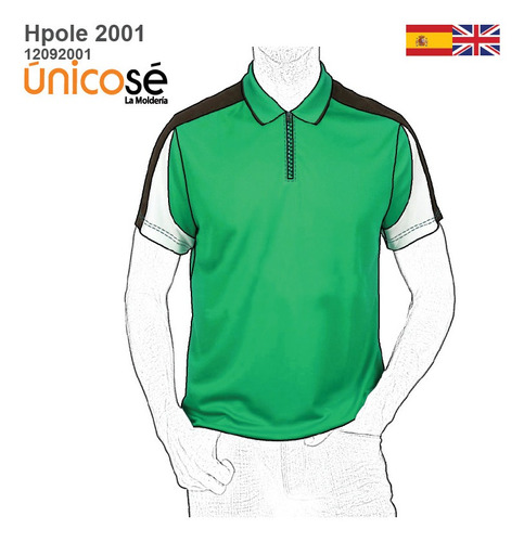 Moldería Textil Unicose -  Remera  Cortes Hombre 2001