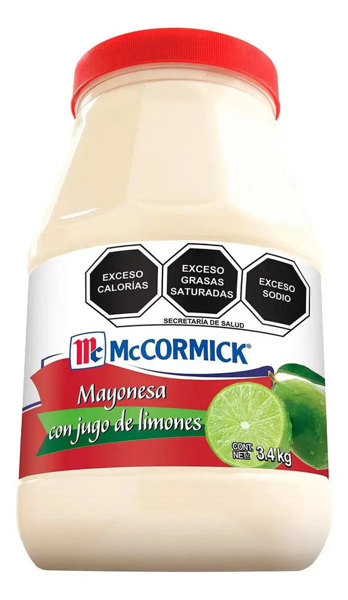 Mayonesa Mccormick con jugo de Limones 3.4 Kilos la mĂĄs grande