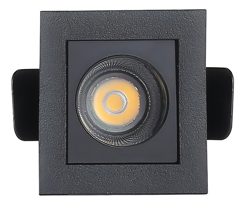 Spot Embutir Nordecor Powerus Led 2w 127/220V Preto 3000k