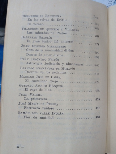 Antología Didáctica De La Prosa Española. Arturo Marasso