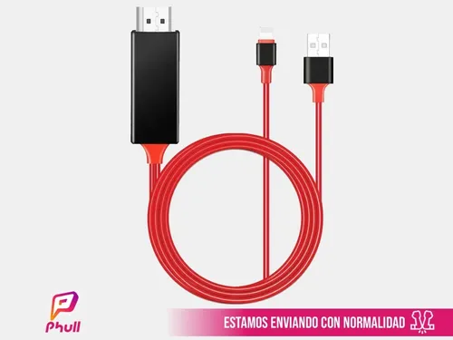 Cable Adaptador Lightning A Hdmi Usb Para iPhone