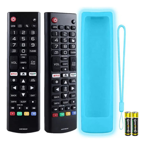 Xtwe Control Remoto Para LG Smart Tv, Compatible Con Todos Los LG Lcd Led Hdtv Uhd 3d 4k Smart Oled Television Akb75095307 Akb73975702 Akb74475401 Akb74475433 Akb74475401 Akb75375604