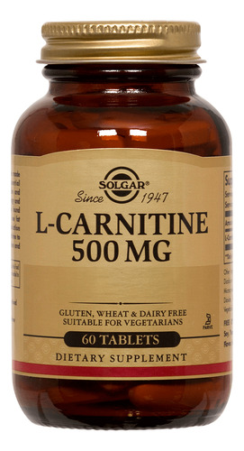 L-carnitine 500 Mg - 60 Tab Sabor Sin Sabor