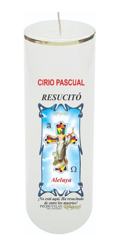 Velon Cirio Pascual  #9 X4und 24cm Colores Varios Religiozzi