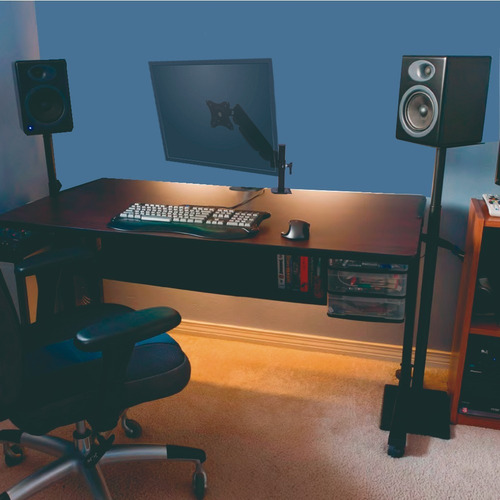 Soporte Monitor Escritorio Altura Regulable Rotacion