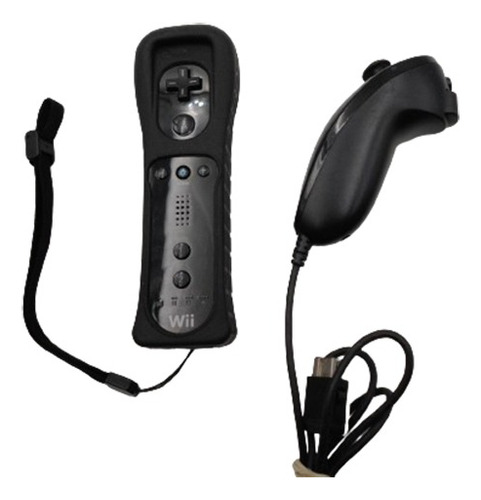 Control Wii Remote Negro Nintendo Wii Wii U Original N