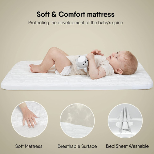 Cuna Bassinet Babybond Baby 3 En 1 Para Bebés Pequeños Con T