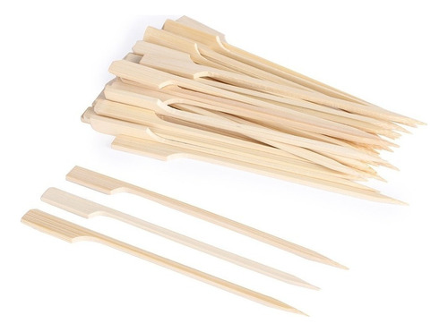 Pinchos Madera Broche 10 Cm Picada Catering Copetin X 100 Un