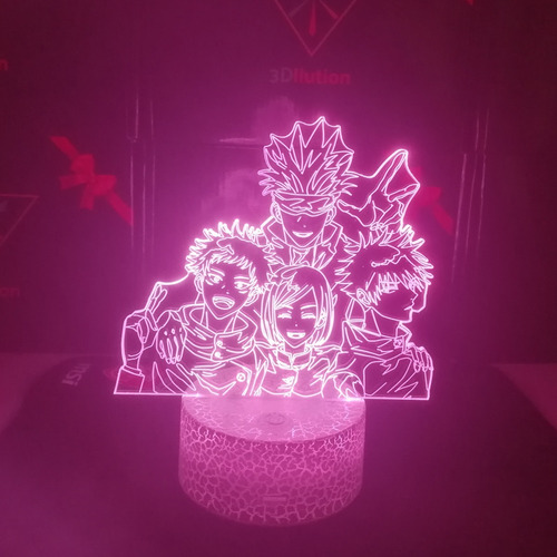 Lampara Jujutsu Kaisen Base Agrietada