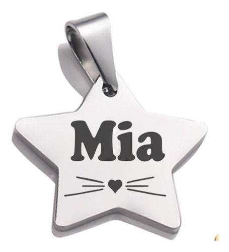 Placa Personalizada Identidad Gatos Y Perros Grabado Láser