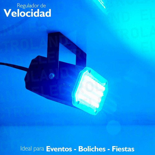 Flash 36 Led Mini Rgb Audiorrítmico Regulable Boliches Fiest