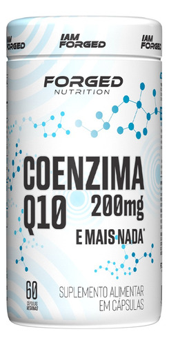 Coenzima Q10 200mg Pura 60 Vegan Caps - Forged Nutrition