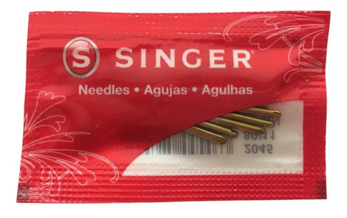 Agujas Singer® 2045 Punta Bola 110/18 Para Máquina De Coser