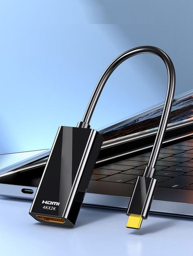 Adaptador Usb Tipo C A Hdmi, Convertidor Macho A Hembra, 4k,
