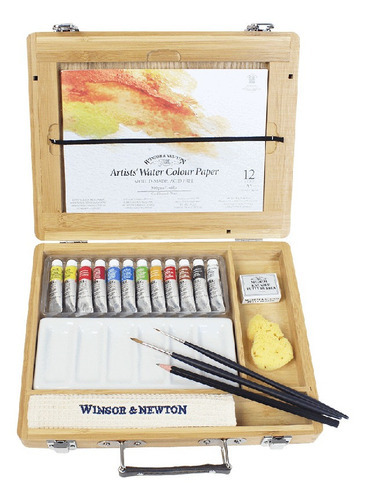 Estojo Tinta Aquarela Profissional 20 Pçs. Winsor & Newton