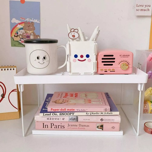 Estante Organizador Escurreplatos Multiuso Color Blanco