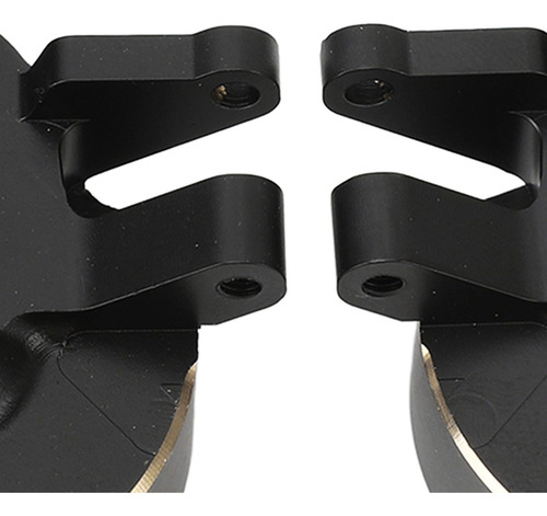 Nudillos Dirección Rc 2 Piezas Para Capra Scx10 1/10 Negro