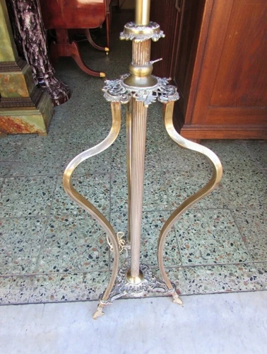 Antigua Lámpara De Pie, Art Nouveau