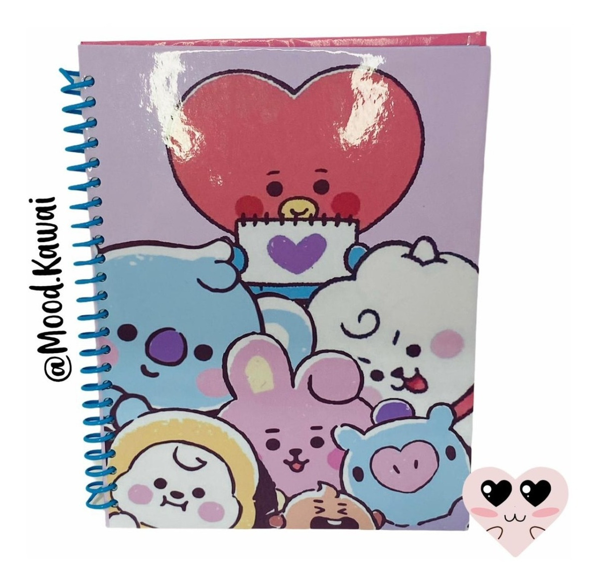 Libreta Bts Bt21 Baby 60 Hojas Raya Decorada Pasta Dura Mercado Libre