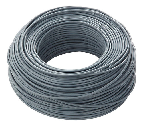 Cable Bajo Plástico Gris 2x4mm² - Rollo 100 Mts.