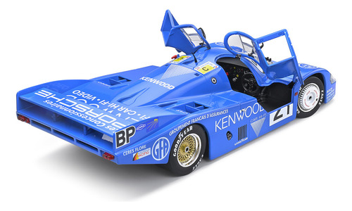 Miniatura Porsche 956lh Kenwood #21 (M.andretti, Andretti, Alliot) 1983 24 Horas Lemans 1:18 Solido