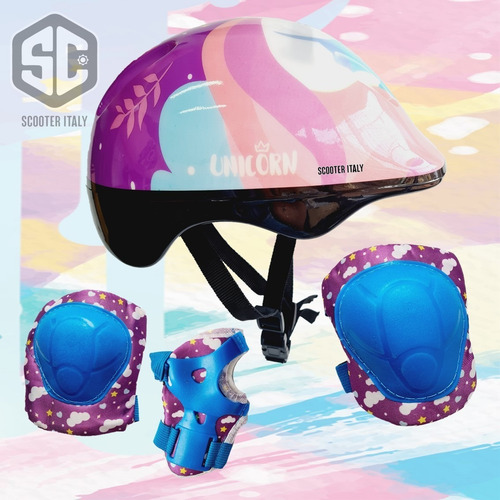 Imagen 4 de 10 de Rollers Patin 2 En 1 Extensibles Unicornio Completo Scooter