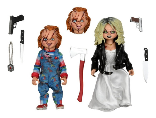 Figura De Accion: Novia De Chucky - Chucky Y Tiffany Neca