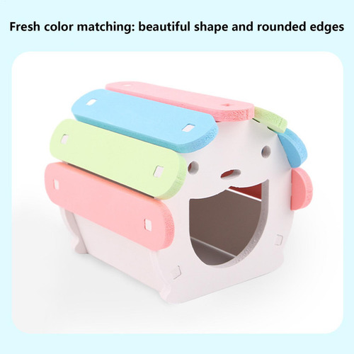 Casa De Hamster Para Esconderijo De Pequenos Animais Rainbow