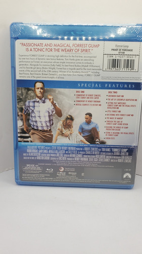 Forrest Gump Blu Ray Import Tom Hanks