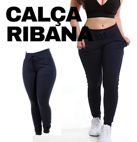 Calça ribana com best sale sapatilha