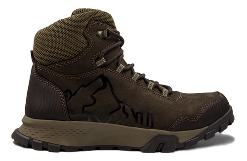 Bota Hiking Piel Para Hombre Crosscountry Mod 7733 Cafe